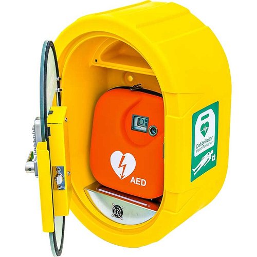 DefibSafe Outdoor AED Cabinet with Keypad Lock - K914
