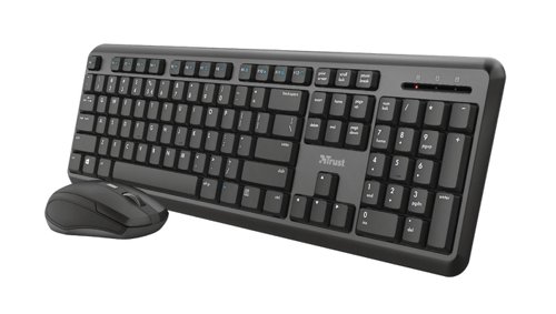 Trust ODY Wireless English QWERTY Silent Keyboard and Mouse UK
