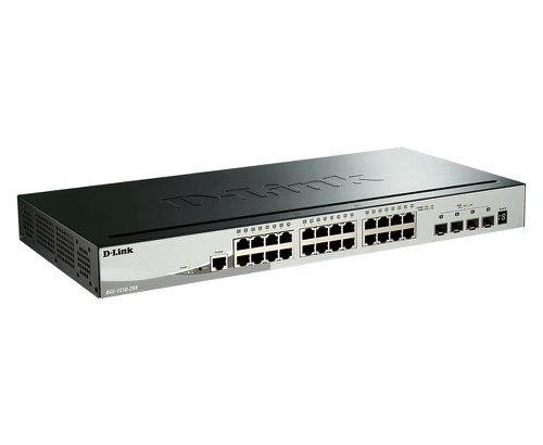 8DLDGS151028X | The D-Link DGS-1510 Series is the latest generation of Smart Managed switches with 10G SFP+ fibre ports for physical stacking or uplinks. The combination of high bandwidth connections, an Industry Standard CLI, and PoE options make the DGS-1510 Series ideal for Small-Medium Enterprise environments.