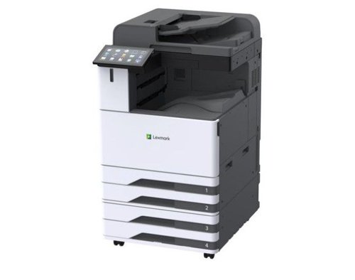 8LE32D0473 | The Lexmark CX944adtse large-format colour multifunction is designed for security, versatility and performance for large workgroups at speeds up to 65 pages per minute. Loaded with standard features, this model includes a 25 cm touchscreen, single-pass two-sided scanning with ultrasonic multi-feed detection, and Optical Character Recognition (OCR).