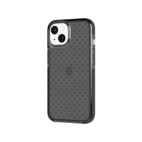 Tech 21 Evo Check Smokey Black Apple iPhone 14 Mobile Phone Case