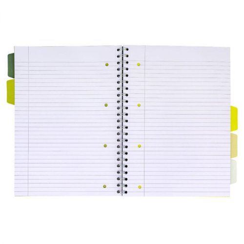 Pukka Pad Recycled Project Book A4 Wirebound 200 Pages Recycled Card Cover (Pack 3) 6050-REC 17354PK