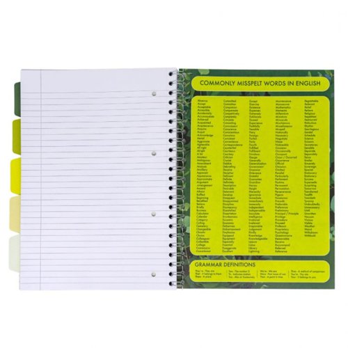 Pukka Pad Recycled Project Book A4 Wirebound 200 Pages Recycled Card Cover (Pack 3) 6050-REC Pukka Pads Ltd