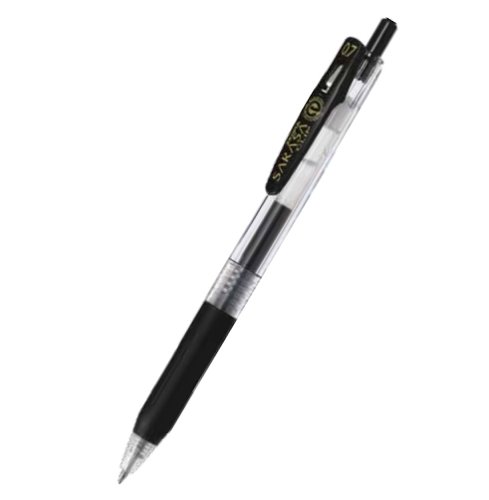 Zebra Sarasa Clip Eco Gel Pen Medium Point Black (Pack 12) - 14321 Ballpoint & Rollerball Pens 37255ZB