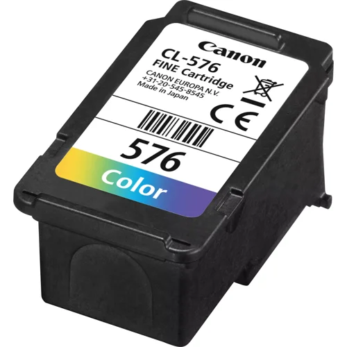CACL576EUR | Get long-lasting, vivid printouts with this high yield combined cyan, magenta and yellow ink FINE cartridge.This 6.2 ml cartridge produces up to 100 pages of vibrant A4 colour documents and photos, with the added quality and reliability of genuine Canon ink.