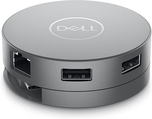 8DELLDA310 | Featuring the widest variety of ports available, the compact 7-in-1 Dell USB-C Mobile Adapter – DA310 offers video, network, data connectivity, and up to 90W power pass-through for your laptop.