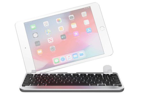 Brydge 7.9 Inch Bluetooth QWERTY English Apple iPad Mini Silver Keyboard Case