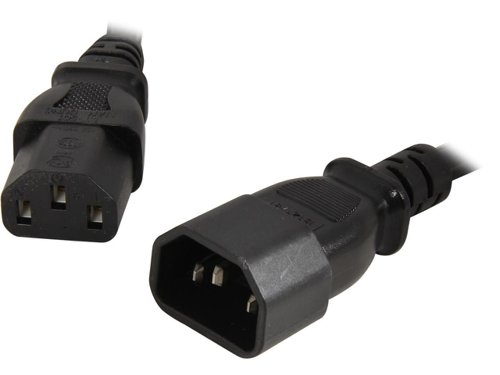 APC 2.5m C13 to C14 Power Cable Black 8APAP9870 Buy online at Office 5Star or contact us Tel 01594 810081 for assistance