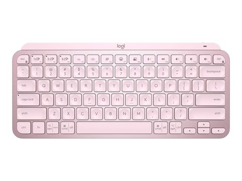 Logitech MX Keys Mini RF Wireless Bluetooth QWERTY English Keyboard Rose Pink