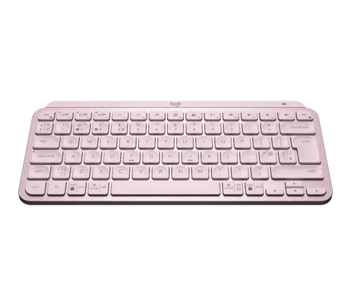 Logitech MX Keys Mini RF Wireless Bluetooth QWERTY English Keyboard Rose Pink 8LO920010497 Buy online at Office 5Star or contact us Tel 01594 810081 for assistance