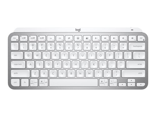 Logitech MX Keys Mini RF Wireless Bluetooth QWERTY English Keyboard Pale Grey Logitech