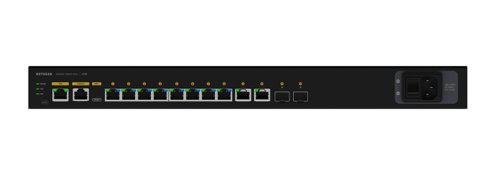 8NE10312480 | The NETGEAR M4250 Switch Series introduces the AV Line, developed and engineered for audio/video professionals with dedicated service and support. M4250 has been built from the ground up for the growing AV over IP market, combining years of networking expertise in AV with M4300 and M4500 series with best practices from leading experts in the professional AV market. AV codecs generally use 1Gbps or 10Gbps per stream and the AV Line of M4250 targets the widespread 1Gbps codecs.