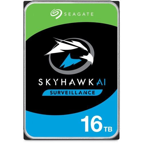 Seagate Surveillance SkyHawk AI 16TB 3.5 Inch SATA III Internal Hard Drive Hard Disks 8SEST16000VE002