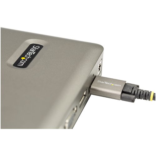 StarTech.com 4-PortUSB-C to DisplayPort 4K 30Hz or VGA Dock with 65W USB Power Delivery Docking Stations 8STDKM30CHDPDUE