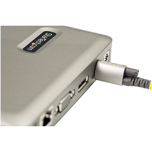StarTech.com 4-PortUSB-C to DisplayPort 4K 30Hz or VGA Dock with 65W USB Power Delivery