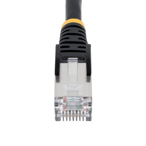 StarTech.com 7m CAT6a Snagless RJ45 Ethernet Black Cable with Strain Reliefs Network Cables 8STNLBK7MCAT6A