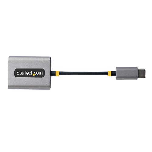 StarTech.com USB-C Headphone Splitter USB Type C Dual Mic Input USB C to 3.5mm Audio Adapter