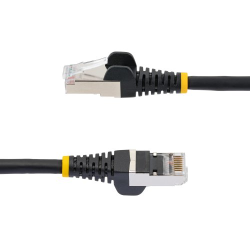 StarTech.com 7.5m CAT6a Snagless RJ45 Ethernet Black Cable with Strain Reliefs Network Cables 8STNLBK750CAT6A