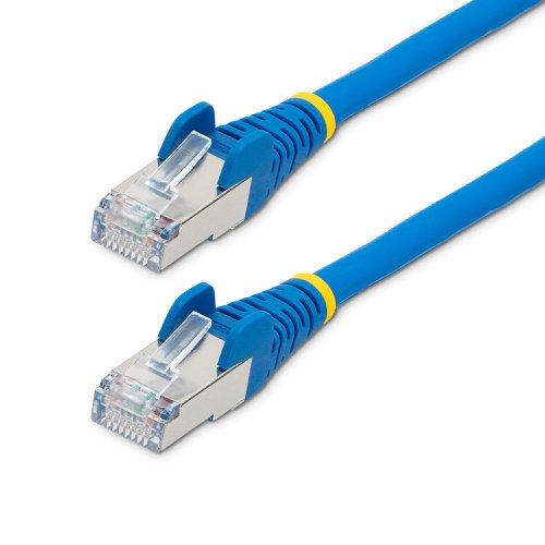 StarTech.com 50cm CAT6a Snagless RJ45 Ethernet Blue Cable with Strain Reliefs