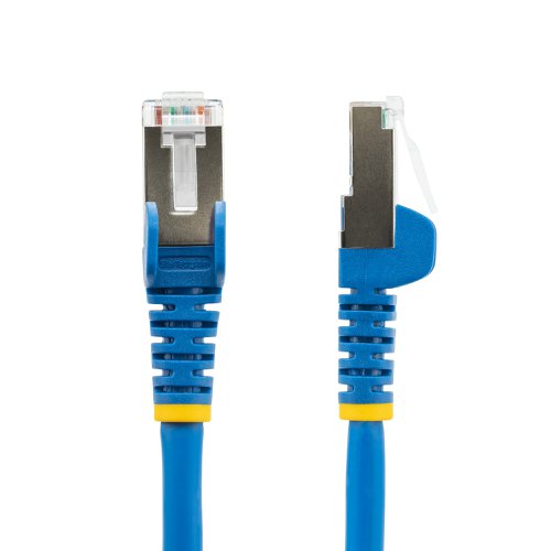 StarTech.com 1.5m CAT6a Snagless RJ45 Ethernet Blue Cable with Strain Reliefs Network Cables 8STNLBL150CAT6A