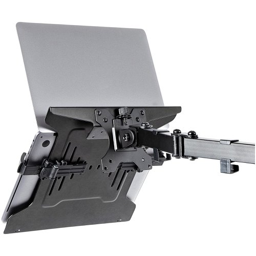 StarTech.com VESA Adjustable Monitor Arm Laptop Tray Secures Notebooks Maximum Weight 4.5kg