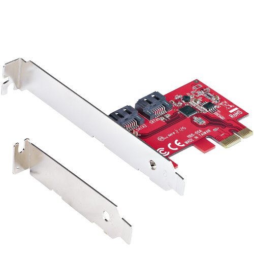 StarTech.com 2 Port 6Gbps PCIe SATA Expansion Card 8ST10357294 Buy online at Office 5Star or contact us Tel 01594 810081 for assistance