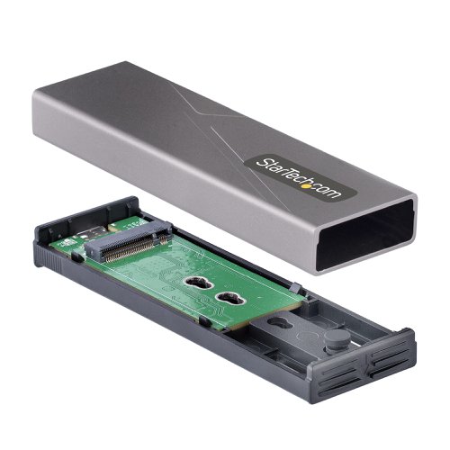 StarTech.com USB-C 10Gbps to M.2 NVMe or M.2 SATA SSD Enclosure Tool-free 8STM2USBCNVMESATA Buy online at Office 5Star or contact us Tel 01594 810081 for assistance