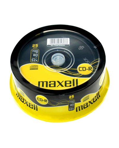 Maxell CD-R 80 52X X 25 Pack 628522