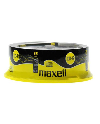 Maxell CD-R 80 52X X 25 Pack 628522