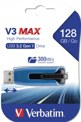 Verbatim V3 Max USB 3.0 128GB Store N Go Drive 49808