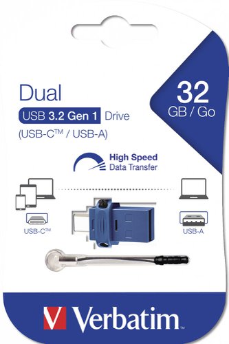 Verbatim Dual Drive (USB-C/USB-A) 32GB 49966