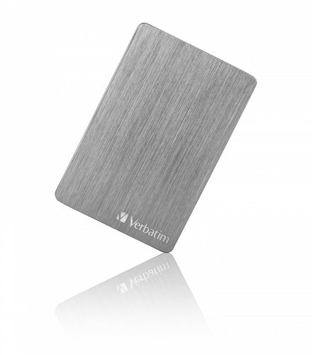 VER053665 | Backup in style with this beautifully designed portable hard drive. The brushed aluminium drive has a USB 3.2 Gen 1 connection for data transfer speeds of up to 5Gbps. The high speed and high capacity of the Store 'n' Go ALU allows you to take your digital life with you, wherever you may roam.The hard drive comes with a Micro-B to USB-A cable for connection to standard USB ports. For those with the latest USB-C laptop with no USB-A ports, a USB-A to USB-C adapter is also included. This makes the hard drive compatible with different Macs, PCs and laptops and transferring data between them on the Store 'n' Go ALU simple and easy!The slim brushed metal enclosure is only 9 mm thick and weighs only 150 grams. It is tough, lightweight and brings a look of sophistication next to any Mac or PC.Nero Backup software is bundled with the drive to make backing up that much easier. Schedule automatic backups to ensure that all important files are backed up regularly.