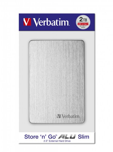 Verbatim USB Drive 2TB 3.2 Store'N'Go Slim 2.5” 53666