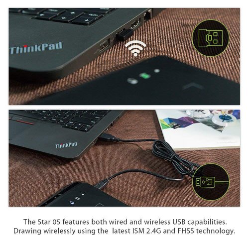 XP-Pen Star05 Wireless GFX Drawing Tablet 8 X 5 Inch STAR05