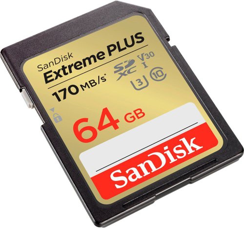 SanDisk Extreme PLUS 64GB UHS-I U3 Class 10 Memory Card