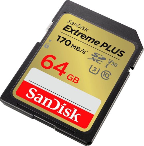 SanDisk Extreme PLUS 64GB UHS-I U3 Class 10 Memory Card SanDisk