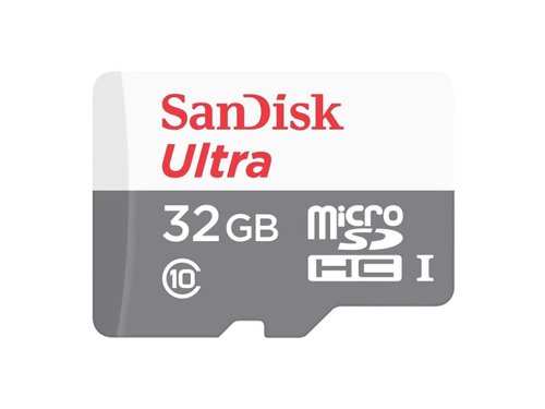 SanDisk Ultra 32GB MicroSDXC Class 10 Memory Card and Adapter 8SD10314040 Buy online at Office 5Star or contact us Tel 01594 810081 for assistance