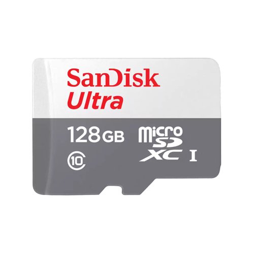 The SanDisk Ultra® microSD™ UHS-I card gives you the freedom to shoot, save and share more than ever before. With capacities up to 512GB, our SanDisk Ultra microSD™ card has room for even more hours of Full HD video and delivers transfer speeds of up to 100MB/s to help you move that content fast.