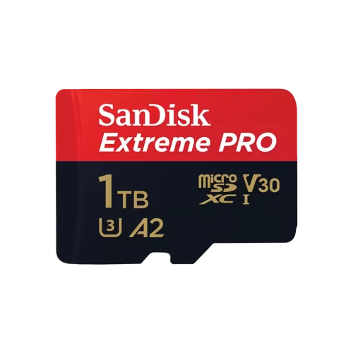 SanDisk Extreme PRO 1TB MicroSDXC UHS-I Class 10 Memory Card and Adapter SanDisk