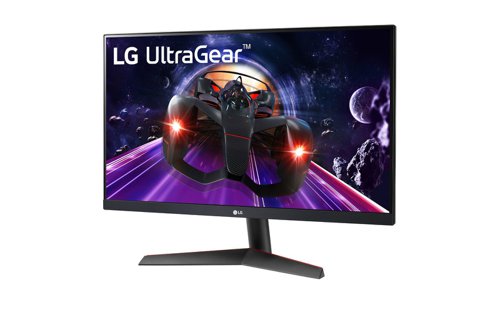 8LG24GN60RB | This LG 24'' FHD monitor is perfectly ideal for giving you more space for multi-tasking, with a stunning 1920 x 1080 resolution. The outstanding colour accuracy allows you to become immersed into an incredible gaming experience in comfort, with the capability to mount this monitor to a wall.