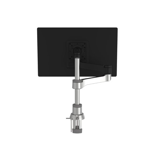 R-Go Zepher 4 C2 Single Monitor Arm Desk Mount Adjustable Black/Silver RGOVLZE4SI | RG49108 | R-Go Tools B.V