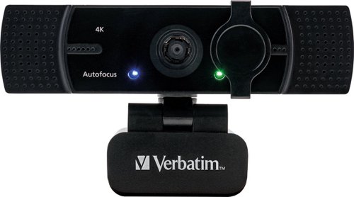 VM49580 Verbatim AWC-03 Ultra HD 4K Autofocus Webcam Dual Microphone 49580