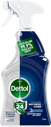 Dettol Protect 24 Multi Surface Cleaner Spray 460ml - 3246250