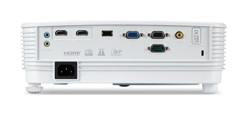 The Acer P1357Wi wireless projector delivers up to 4,500 lumens brightness, giving your presentations vivid colours and detail without the need for complete darkness. Combined with the WXGA (1280 X 800) resolution and a variety of dynamic colour enhancing features, this premium projector is suitable for any type of office.