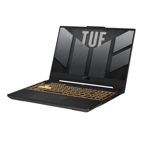 8AS10378450 | The new TUF Gaming F15 still houses a large touchpad with anime-inspired accents and four-way indicators. A 26% larger touchpad also sports a bit of anime-inspired flare.