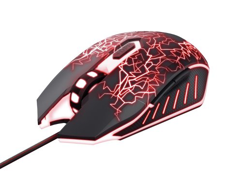 8TR24618 | Gaming mouse with 6 buttons and unique LED light design.