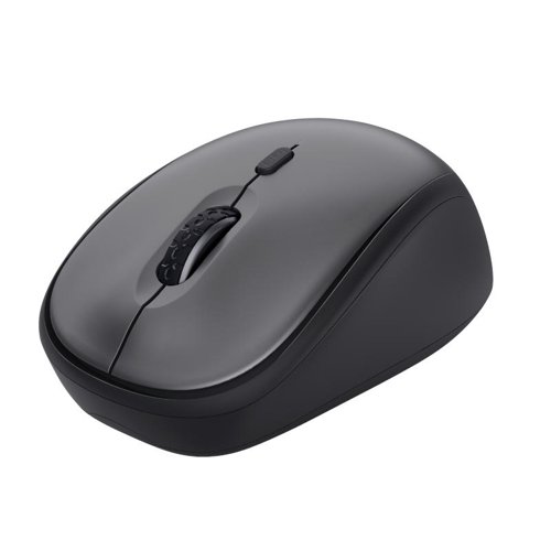 8TR24549 | Silent Wireless MouseCompact wireless mouse with silent buttons; made with 83% recycled materialsGo the distanceAn extra-long battery life provides up to 12 months of use. Ready to celebrate you and your mouse’s anniversary?Cut the noiseSilent buttons keep the peace – and your productivity – at an all-time high.Small size, big resultsA comfortable, compact shape keeps you effective and efficient, and makes the YVI+ a great choice for commutes or travel.  Be freeAn 8m wireless range provides plenty of freedom to get things done – no tangles, no knots, no worries.Precision, precisionA speed select button enables you to switch between 800 and 1600 DPI, depending on your preferences and the job at hand.