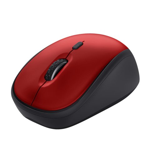 Trust Yvi Plus 1600 DPI Optical RF Wireless Optical Red Eco Mouse 8TR24550 Buy online at Office 5Star or contact us Tel 01594 810081 for assistance