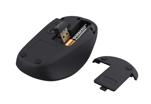 8TR24550 | Silent Wireless MouseCompact wireless mouse with silent buttons; made with 83% recycled materialsGo the distanceAn extra-long battery life provides up to 12 months of use. Ready to celebrate you and your mouse’s anniversary?Cut the noiseSilent buttons keep the peace – and your productivity – at an all-time high.Small size, big resultsA comfortable, compact shape keeps you effective and efficient, and makes the YVI+ a great choice for commutes or travel.  Be freeAn 8m wireless range provides plenty of freedom to get things done – no tangles, no knots, no worries.Precision, precisionA speed select button enables you to switch between 800 and 1600 DPI, depending on your preferences and the job at hand.