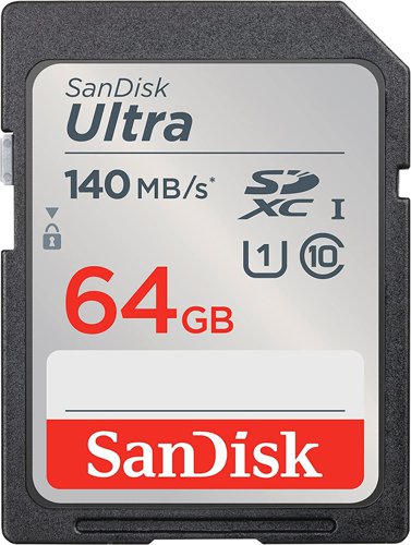 SanDisk Ultra 64GB SDXC UHS-I Class 10 Memory Card Flash Memory Cards 8SD10374730